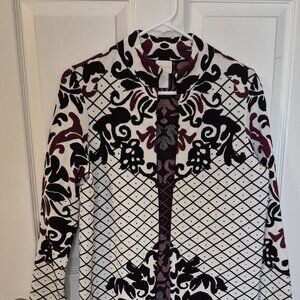 Chico's Open Front Sweater Jacket